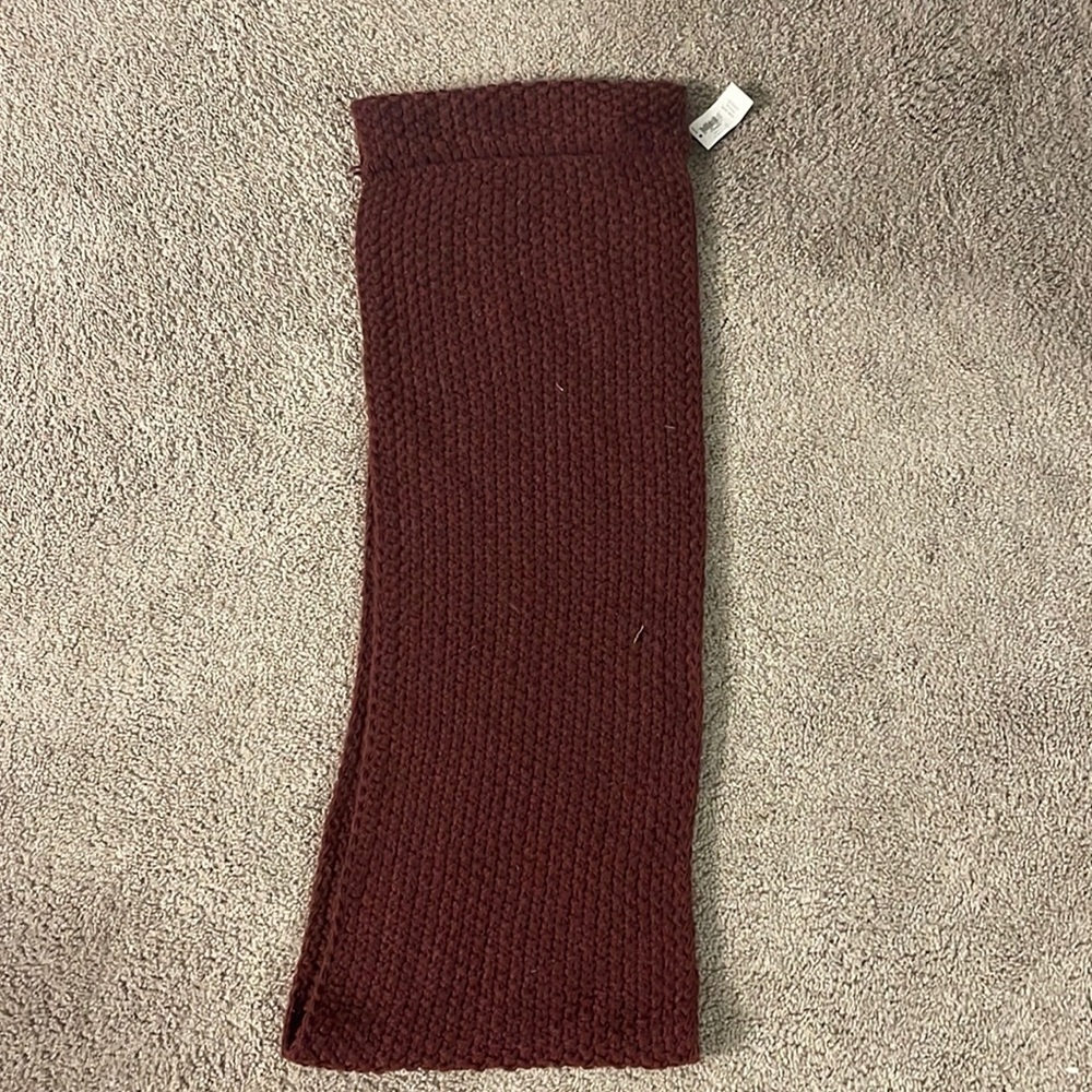 Burgundy infinity scarf